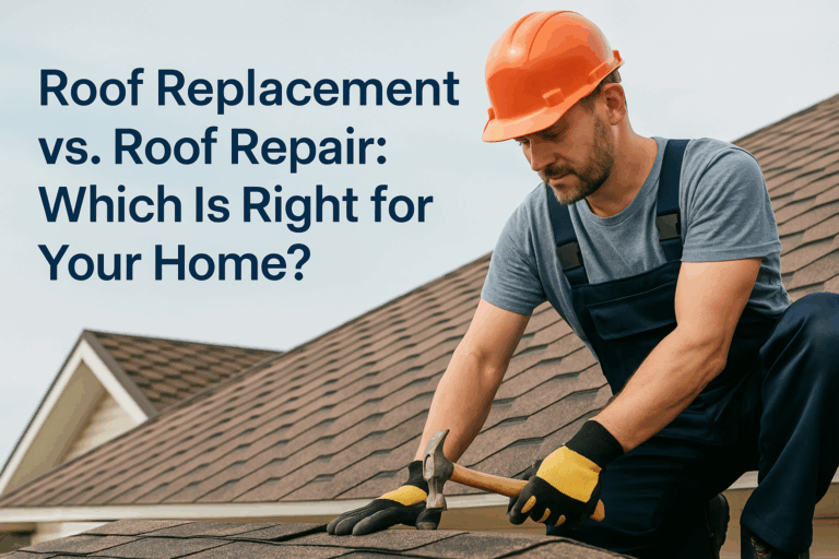 Roof Repair vs Roof Replacement. Which is Right for Your Home